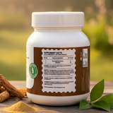 Healthylane Ashwagandha Powder bottle with natural ingredients