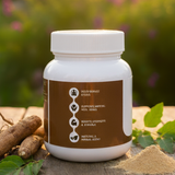 Healthylane Ashwagandha Powder bottle with natural ingredients