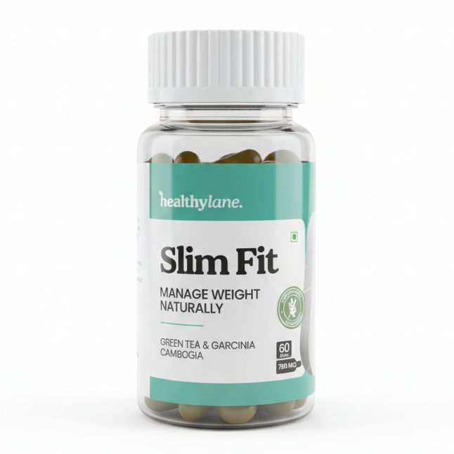 Healthylane Slim Fit supplement bottle